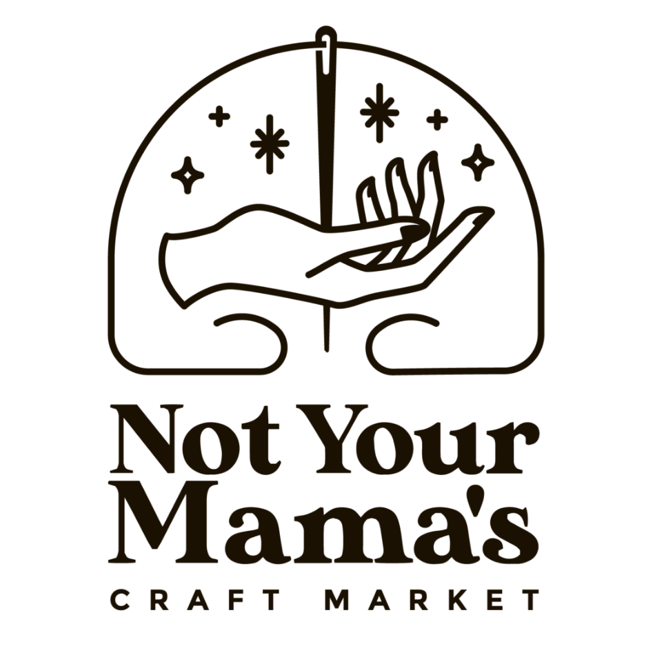 not your mamas craft market logo black